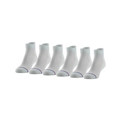 MediPeds Women’s Half Cushion Low Cut Socks, 6 Pairs shoe size 10-13