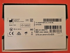 Oticon Dolby Digital TV Adapter 3.0 TVA3 Bluetooth NEW Complete w/Box