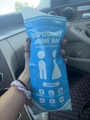 12 Pcs 900ML Disposable Urine Bags, Emergency Pee & Vomit Bags for Travel