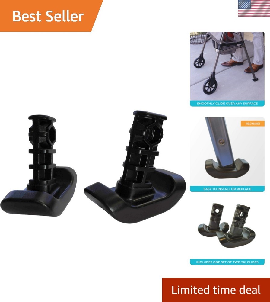 Replacement Walker Ski Glides, Compatible with ’s Wonder-Walker and Wonder-Wa…