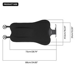 Back Cushion Lumbar Support Cushion Pillow/Car Seat Back Cushion Pain Relief US