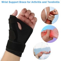 Thumb Wrist Support Brace Carpal Tunnel Sprain Splint Arthritis Left Right Sport