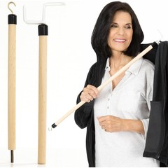 27“ Dressing Stick for Elderly, with Zipper Pants Puller & Sock Remover Tool