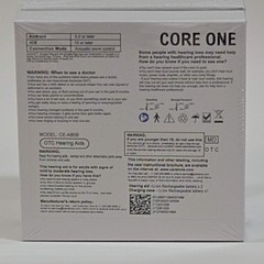 New Ceretone Core One Hearing Aids CE-A80B Multicolor