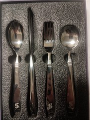 Special Supplies Weighted Stainless Steel Utensils Silverware, Open Box Q2