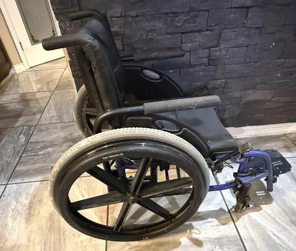quickie-2 folding wheelchair, Volcanic Wheels & Tnf Grips.