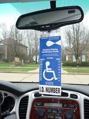 Mirortag Gold – Sturdy Handicap Parking Tag Holder & Protector. Easy On & Off
