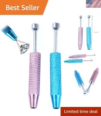 Stylish 2-Pack Mini Grabber Tools – Pink & Blue Claw Holders for Delicate Items