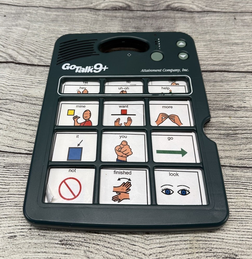 Go Talk 9+ Attainment Company Touch-to-Speak Device PARTS OR REPAIR