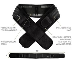 Sacroiliac Hip Belt for Women and Men That Regular (Hip Size 32″- 45″) Black New