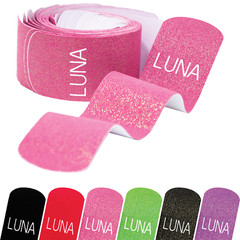 Luna Body Kinesiology Pro Tape Strips (20 Pre-cut Roll, 10″ x 2″, Dazzled Pink)