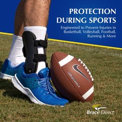 Semi-Rigid Active Ankle Brace Stabilizer for Sprain Support and Sport Protection