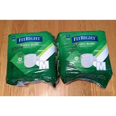 Lot of 2 unopened 20 pack size medium midline fitright optifit briefs