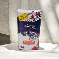 Always Discreet VERY LIGHT Regular Length Liners, 26ct | Bladder Leak Protection