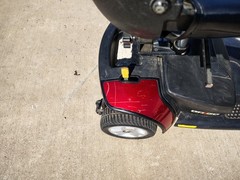 Pride Go-Go Elite Traveler 3-Wheel Mobility Scooter w/ Swivel Seat Red/Black