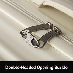 Zelin Anti Theft Zipper Clips Double Opening Small Carabiner Clips 4Pcs Elegant