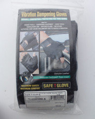 FLA Orthopedics Safe-T-Glove Vibration Dampening Gloves, 1 pair, Black – SMALL