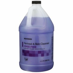 McKesson Rinse-Free Perineal Wash Fresh Scent Skin Cleanser 53-28011-GL 1 Gallon