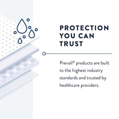 Prevail Belted Shields One Size Light Absorbency Polymer Core