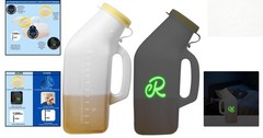 Spill-Proof 40oz Urinals for Men – Glow-in-the-Dark, Ideal for Travel & Camping