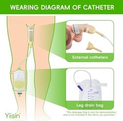 20 Pack Male Condom Catheters 30mm Latex External Urinary Skin Friendly