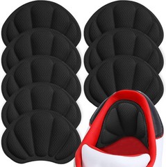 Back of Heel Cushion Pads, Adhesive 8 Count (Pack 1), 8pcs-black