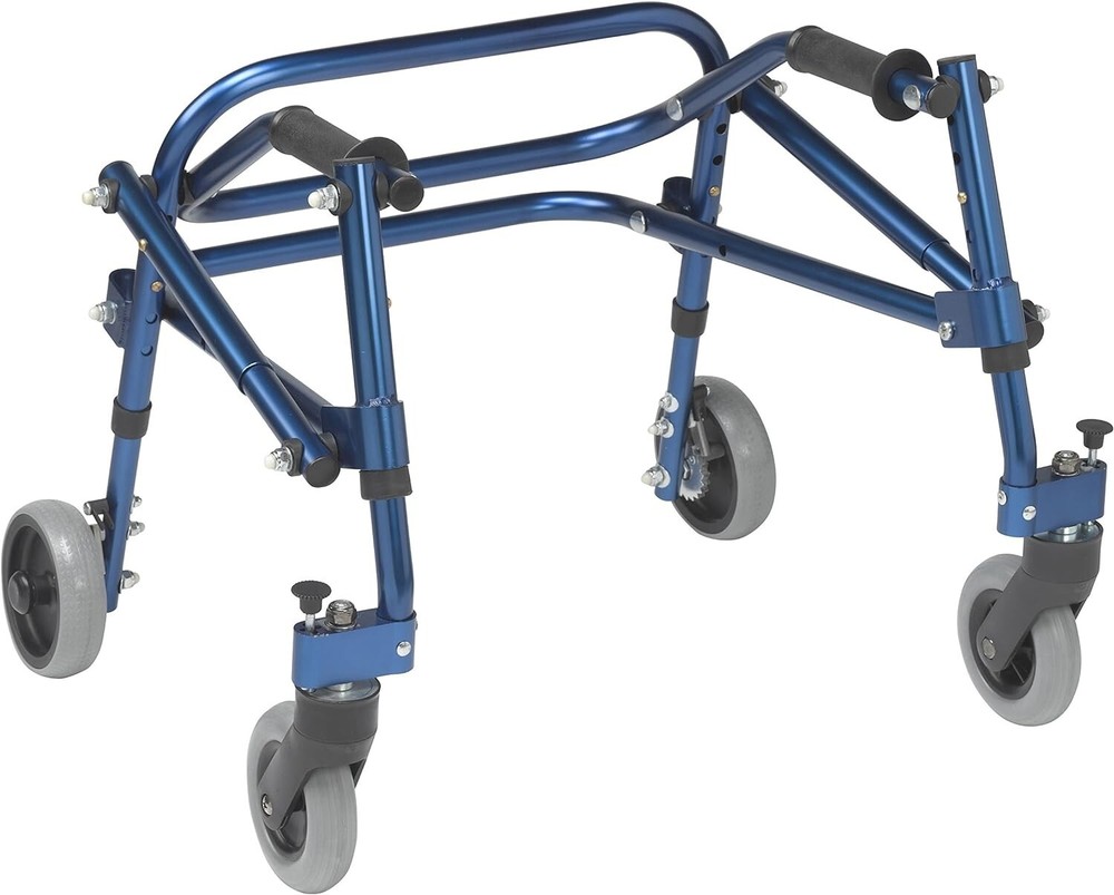 Nimbo 2G Lightweight Posterior Walker, Without Seat, Knight Blue, Extra Small