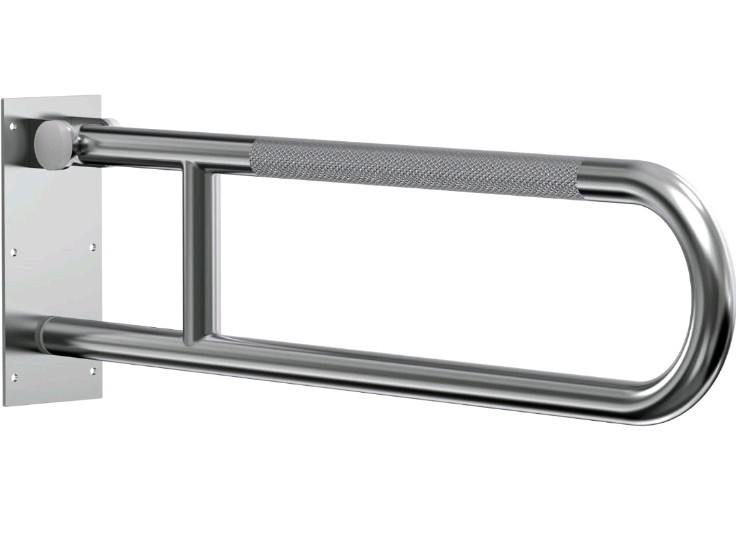 Swing Up Wall Mounted Grab Bar – 500 lbs Capacity Flip-Up Handicap Safety Rai…
