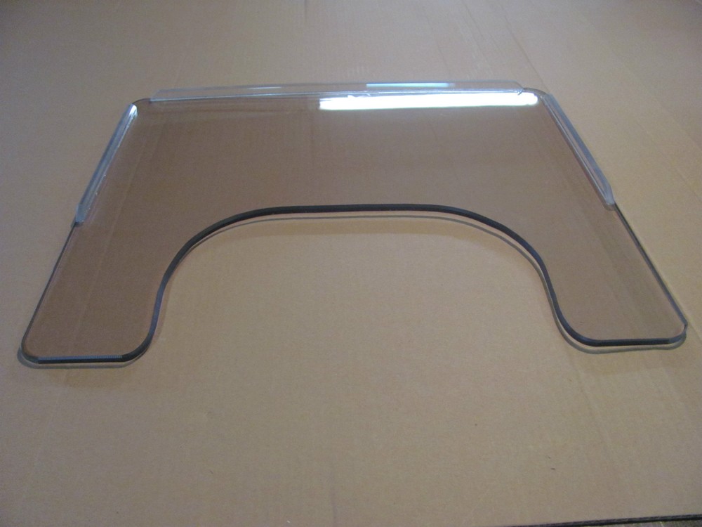 Wheel Chair Tray, 3/8 Lexan, Size 26.75″ W X 22.75″, Rims Included, USA Made.