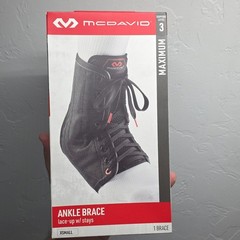 McDavid Lace-Up Ankle Brace w/ Stays Support Stabilization Black XS L/R