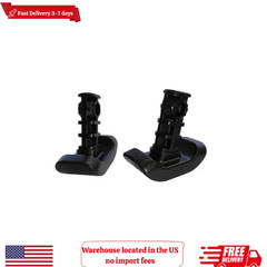 Set of 2 Replacement Ski Glides Wear-Resistant Plastic for EZ Fold- N- Go Walker