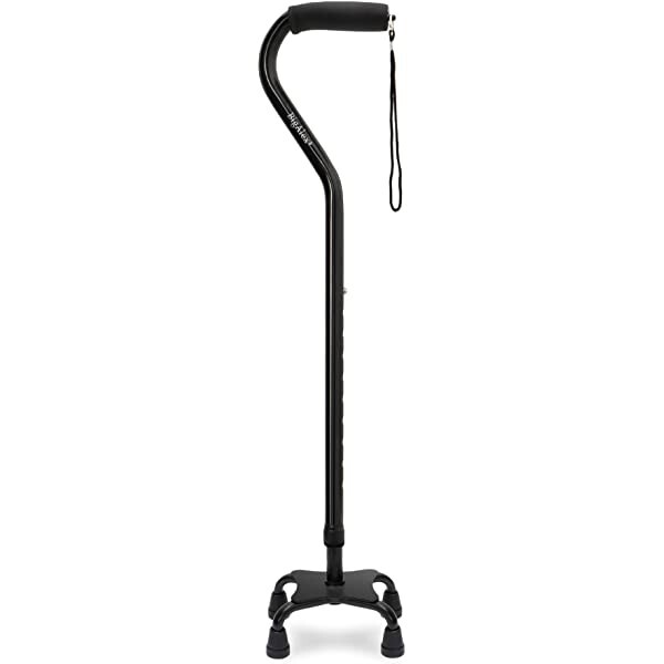 BeneCane Adjustable Walking Cane with 4 Pronged Base