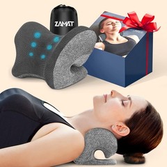 Neck Pain Relief Pillow Magnetic Therapy Cervical Traction Device Travel