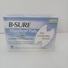 Incontinence Liner One Size Fits Most Box Of 24 By Birchwood Laboratories NIB