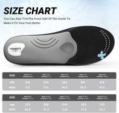 Heavy Duty Support Orthotics – 220+ Lbs Plantar Fasciitis High Arch Support Ins