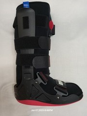 XCeltrax AIR TALL – DJO – DONJOY – Walking Air Boot FooT SIZE- LARGE – Black