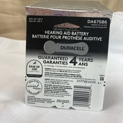 Duracell Hearing Aid Batteries Size: 675 Zinc Air Pack Of 6, Good Til March 2026