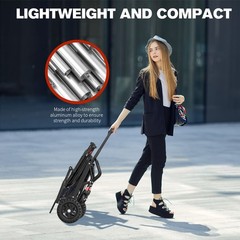 Portable Foldable Lightweight Transportablel Manual Wheelchair All Terrain 19lb