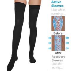 Anti Embolism Compression Stockings 15-20 mmHg Thigh High Ted Hose Socks Unisex