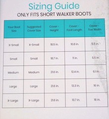 Vive Large Waterproof Short Walker Boot Cover