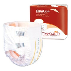 Tranquility Slimline Incontinence Brief S Full Fit 2120 Heavy 100 Ct