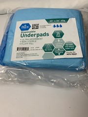 MED PRIDE Disposable Underpads 23“ X 36“ Incontinence Pads, Bed Covers
