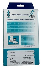 ASO Low Profile Ankle Support, Small, Medical Specialties 264012, 1 Count