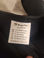 Nvorliy Unisex Adult Black Adjustable Hinged ROM Knee Brace Size 2XL