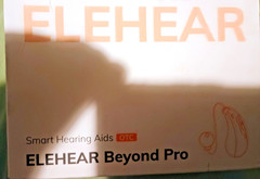 Brand New ELEHEAR Beyond Pro OTC Hearing Aids RIC Champagne Beige