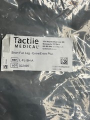 Tactile Medical Flexitouch Short Full Leg Garment L-FL-SH-A Gray w/ Hose