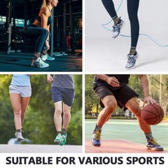 Copper Infused Ankle Support Compression Sleeve Men Women，for Foot Pain Relief