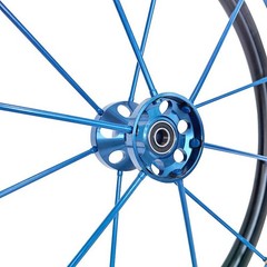Pair of 24″x1″ (540) Colored Aluminum Round HUB Wheelchair Wheels