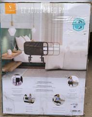 EZ Adjust Bed Rail, Adjustable Senior Bed Rail and Bed Assist Grab Bar #8000