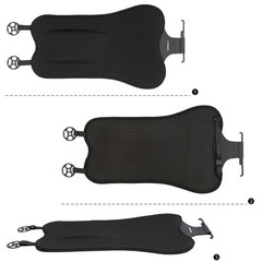 Universal Gel Lumbar Support Pillow Car Seat Waist Cushion Back Pain Relief